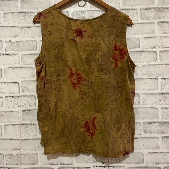 Women’s By JJ two piece sleeveless top with button down collar shirt Medium - Picture 5 of 8